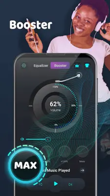 Volume Booster Eq 2023 android App screenshot 2